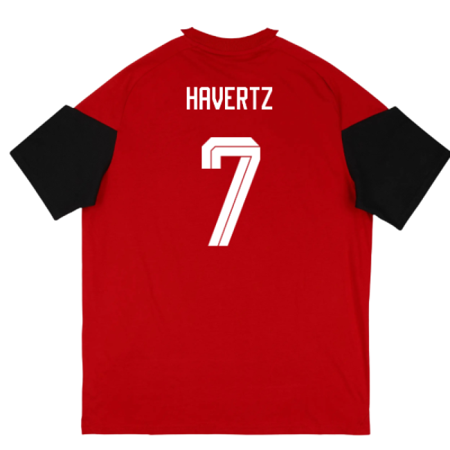 2026-2027 Germany Training Tee (Red) (Havertz 7)-Football Jersey Hub