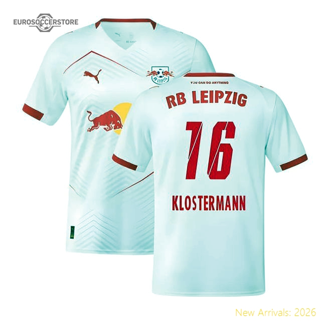 2025-2026 Red Bull Leipzig Home Shirt (Klostermann 16)-Football Jersey Hub