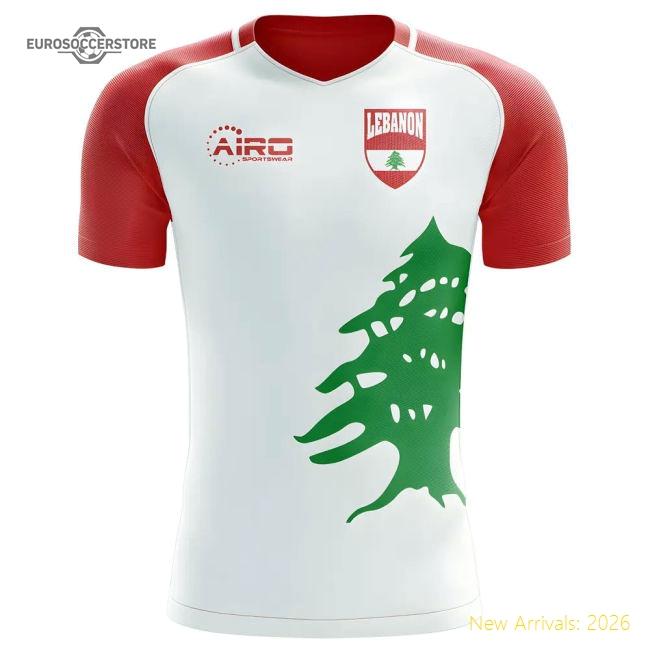 2025-2026 Lebanon Home Concept Football Shirt - Womens-Football Jersey Hub
