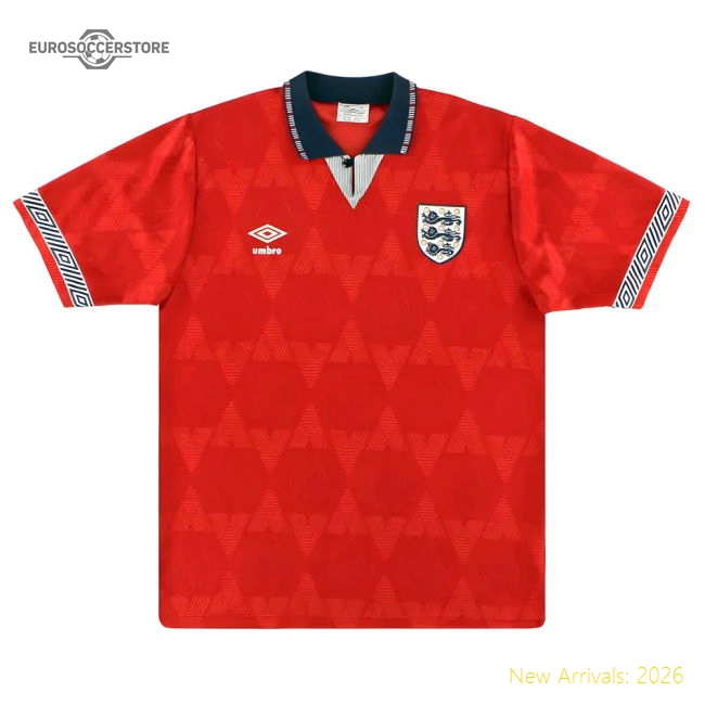England 1990-92 Away Shirt (XL) (Excellent)-Football Jersey Hub