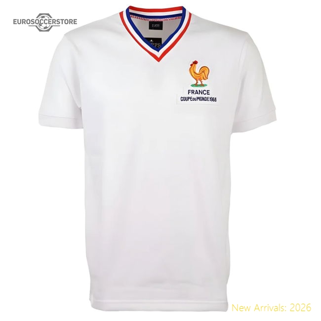 France 1966 World Cup Group 1 Retro Football Shirt-Football Jersey Hub