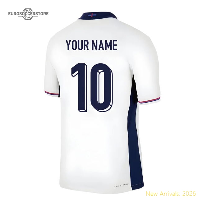 2024-2025 England Home Match Dri-Fit ADV Authentic Shirt (Your Name)-Football Jersey Hub