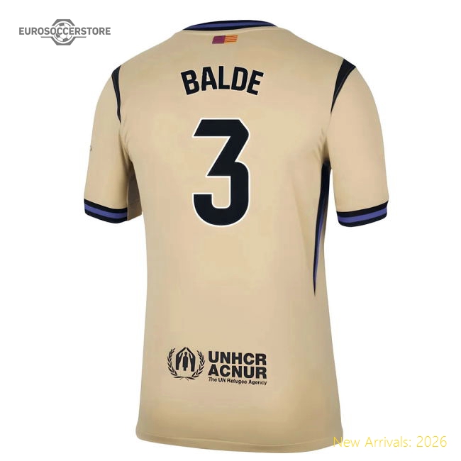 2025-2026 Barcelona Away Shirt (Balde 3)-Football Jersey Hub