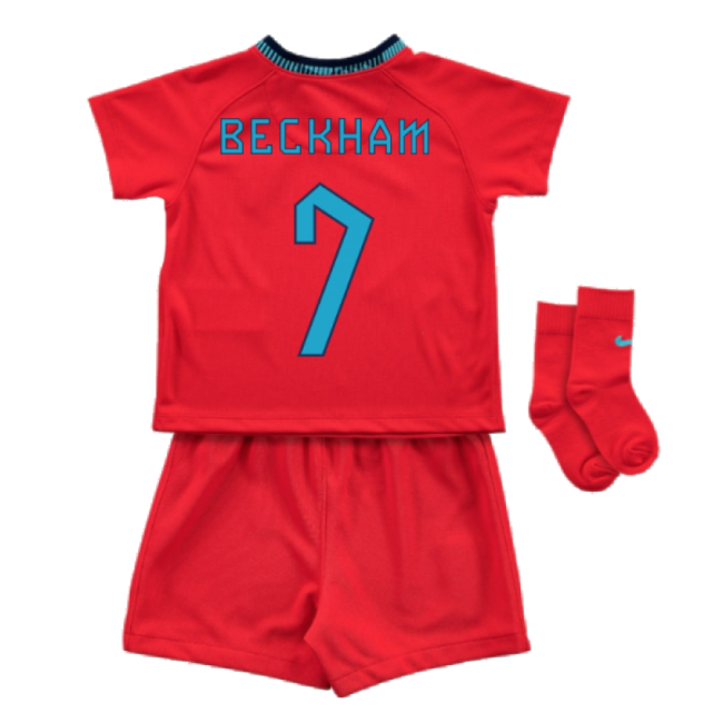 2022-2023 England Away Baby Kit (Infants) (Beckham 7)-Football Jersey Hub
