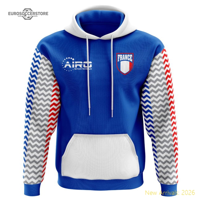 2025-2026 France Home Concept Hoody-Football Jersey Hub