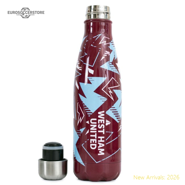 West Ham United FC Fragment Thermal Flask-Football Jersey Hub