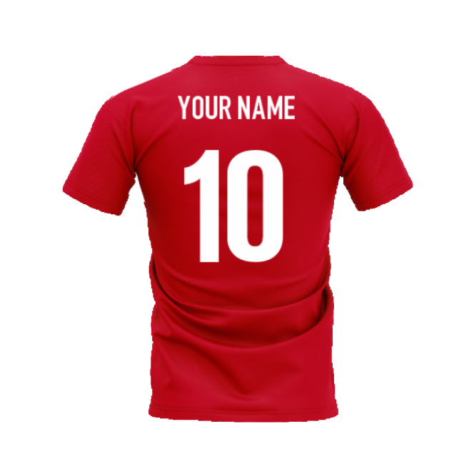 Thierry Henry Legend T-Shirt (Red) (Your Name)-Football Jersey Hub