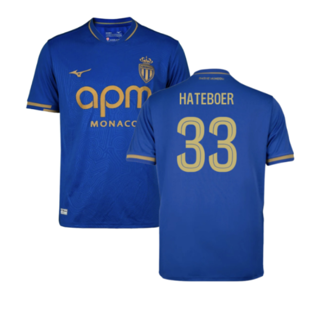 2025-2026 AS Monaco Away Shirt (Hateboer 33)-Football Jersey Hub