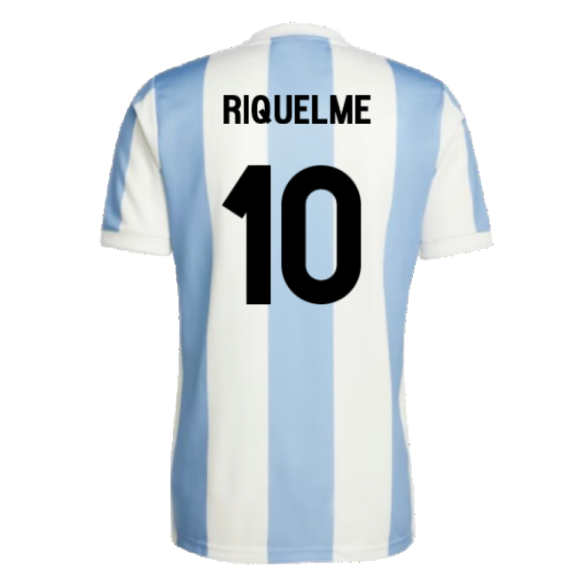 Argentina 50th Anniversary Limited Edition Shirt (RIQUELME 10)-Football Jersey Hub