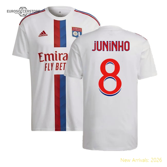 2022-2023 Olympique Lyon Home Shirt (JUNINHO 8)-Football Jersey Hub