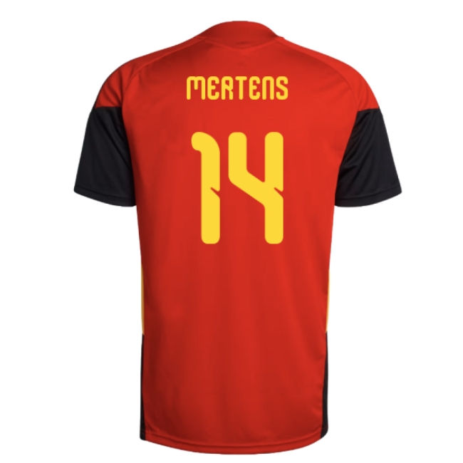 2026-2027 Belgium Training Jersey (Red) (Mertens 14)-Football Jersey Hub