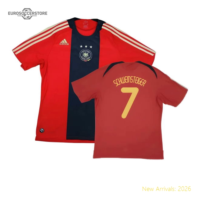Germany 2008-10 Away Shirt ((Excellent) L) (SCHWEINSTEIGER 7)-Football Jersey Hub