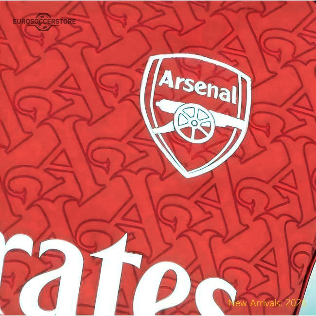 2025-2026 Arsenal Long Sleeve Home Shirt-Football Jersey Hub