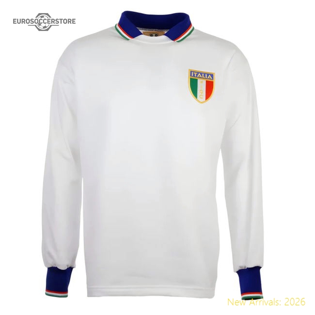 Italy 1982 Away Retro Football Shirt-Football Jersey Hub