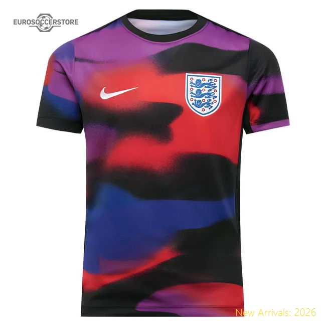2025-2026 England WEC Academy Pro Pre Match Shirt (Kids)-Football Jersey Hub