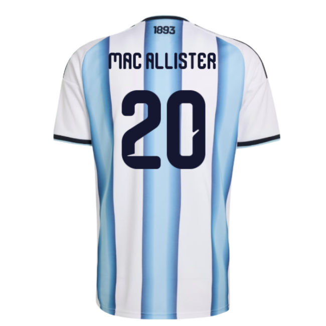 2026-2027 Argentina Home Shirt (Mac Allister 20)-Football Jersey Hub