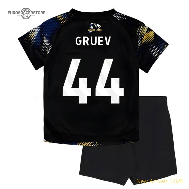 2025-2026 Leeds United Third Baby Kit (Gruev 44)-Football Jersey Hub
