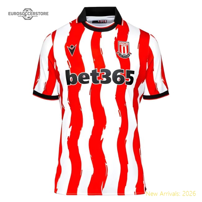 2025-2026 Stoke City Home Shirt-Football Jersey Hub