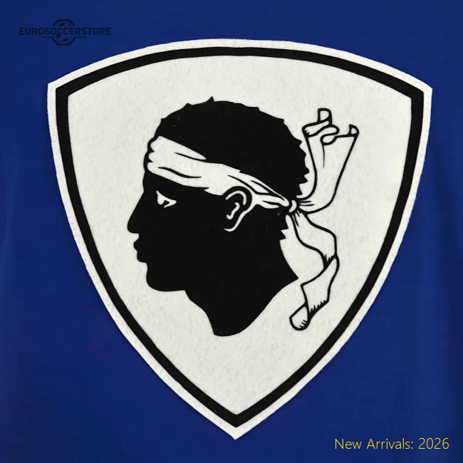 Bastia 1980s Retro Football Shirt-Football Jersey Hub
