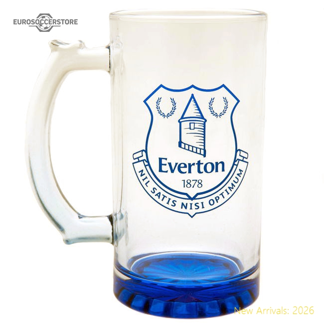 Everton FC Stein Glass Tankard-Football Jersey Hub