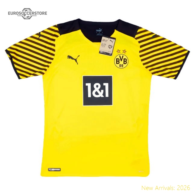 2021-2022 Borussia Dortmund Player Issue Home Shirt-Football Jersey Hub