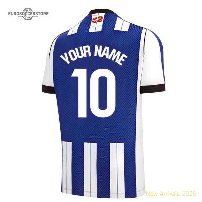2025-2026 Real Sociedad Home Shirt (Your Name)-Football Jersey Hub