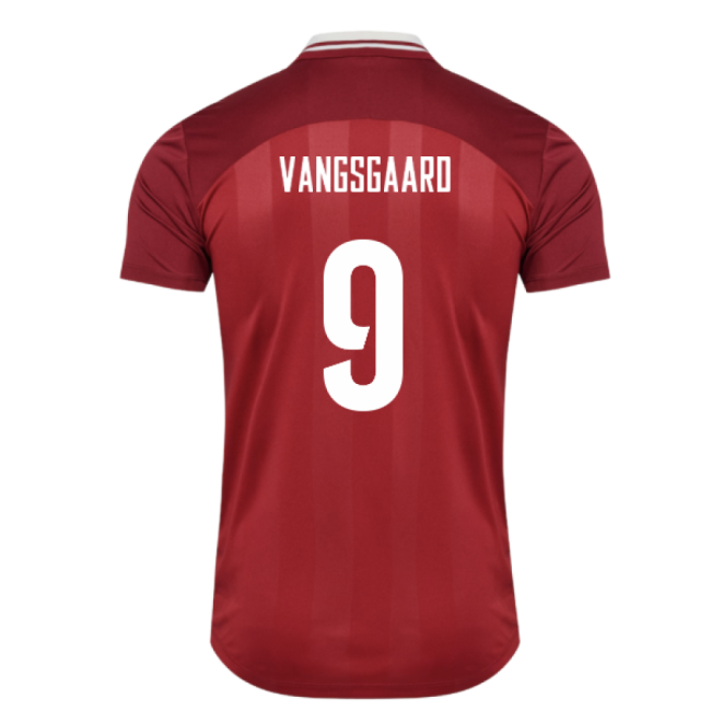 2025-2026 Denmark Womens Team Home Shirt (Ladies) (Vangsgaard 9)-Football Jersey Hub