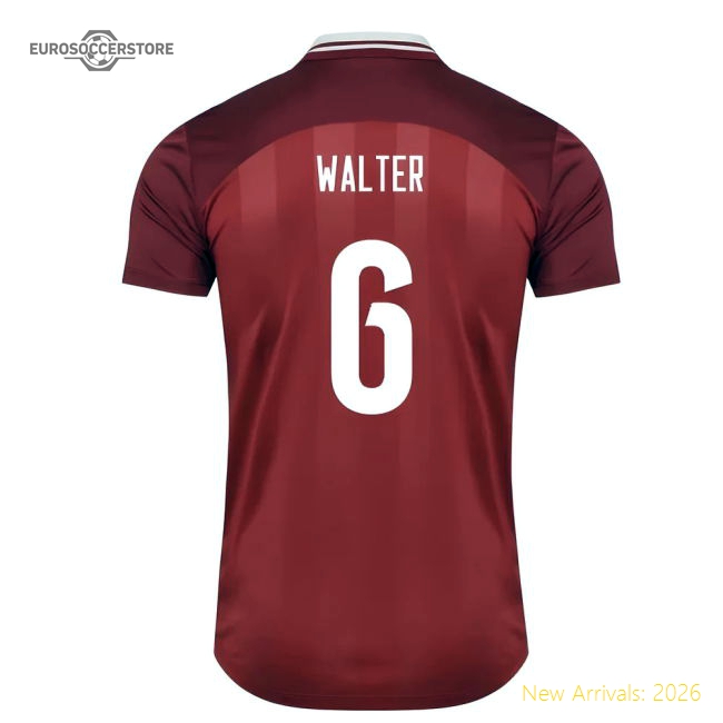 2025-2026 Denmark Womens Team Home Shirt (Unisex) (Walter 6)-Football Jersey Hub