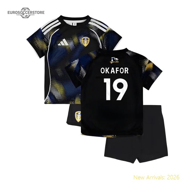 2025-2026 Leeds United Third Baby Kit (Okafor 19)-Football Jersey Hub