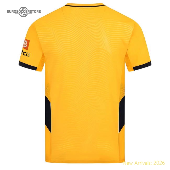 2021-2022 Wolves Home Shirt-Football Jersey Hub