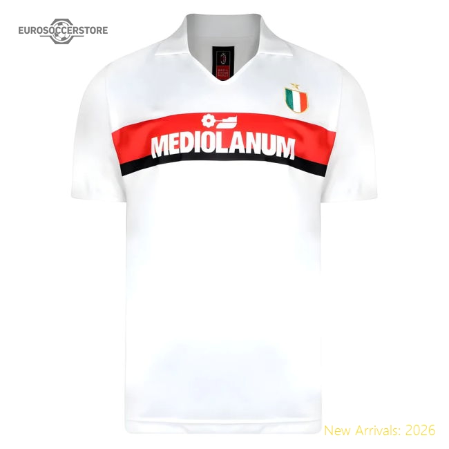 Score Draw Ac Milan 1988 Away Retro Football Shirt-Football Jersey Hub