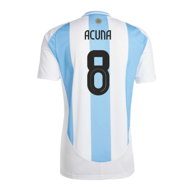 2024-2025 Argentina Home Shirt (ACUNA 8)-Football Jersey Hub