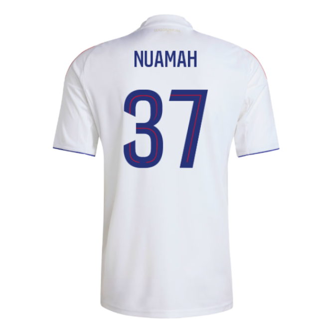2025-2026 Olympique Lyon Home Shirt (Nuamah 37)-Football Jersey Hub