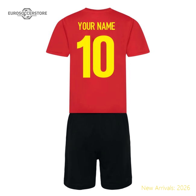 Personalised Belgium Training Kit-Football Jersey Hub