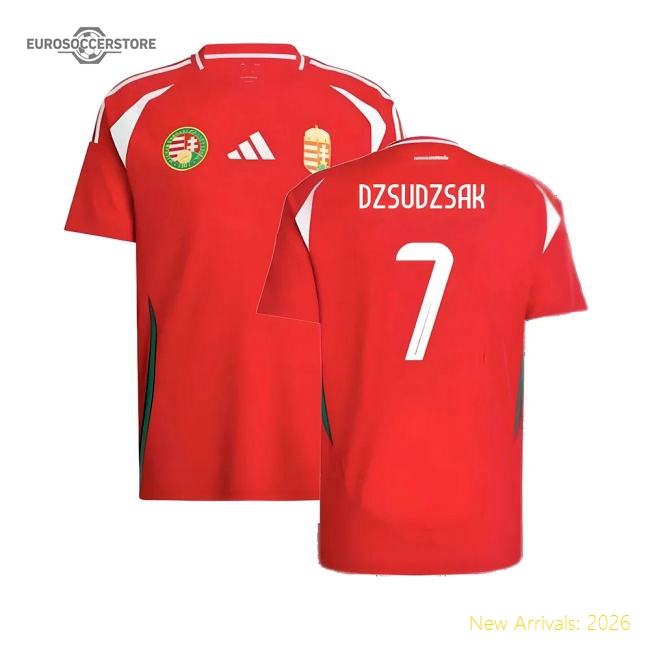 2024-2025 Hungary Home Shirt (DZSUDZSAK 7)-Football Jersey Hub