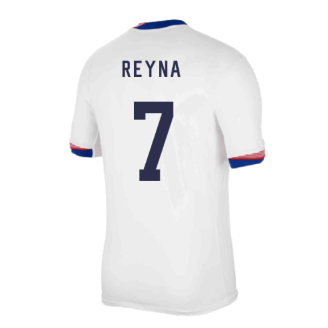 2024-2025 United States USA Home Shirt (REYNA 7)-Football Jersey Hub