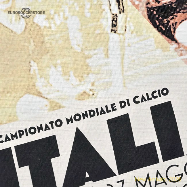 Pennarello: World Cup - Italy 1934 T-Shirt - Black-Football Jersey Hub