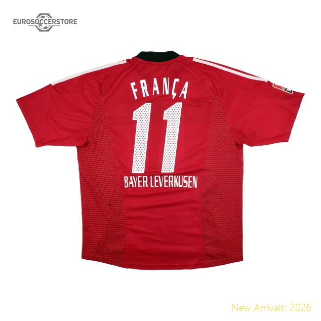Bayer Leverkusen 2002-04 Home Shirt (XL) (Franca #11) (Very Good)-Football Jersey Hub