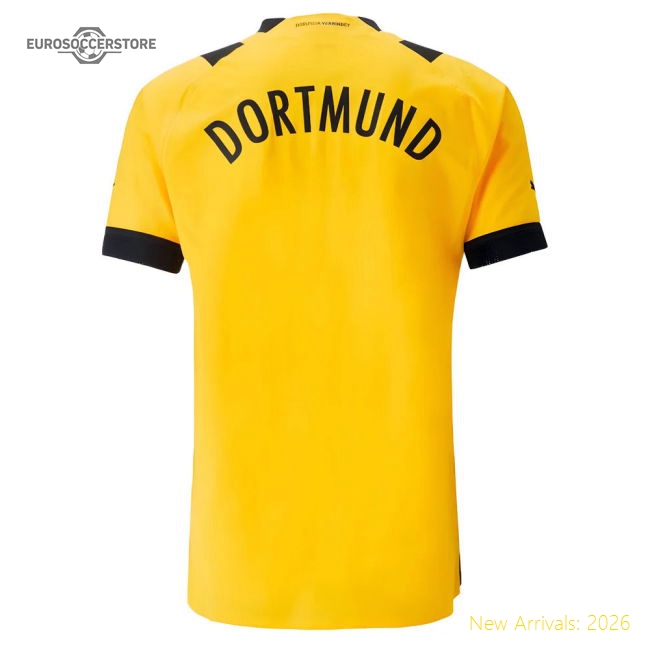 2022-2023 Borussia Dortmund Authentic Home Shirt (HAALAND 9)-Football Jersey Hub