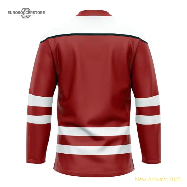 Austria Home Ice Hockey Shirt-Football Jersey Hub