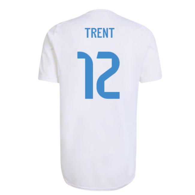 2025-2026 Real Madrid EU Training Jersey (White) (Trent 12)-Football Jersey Hub