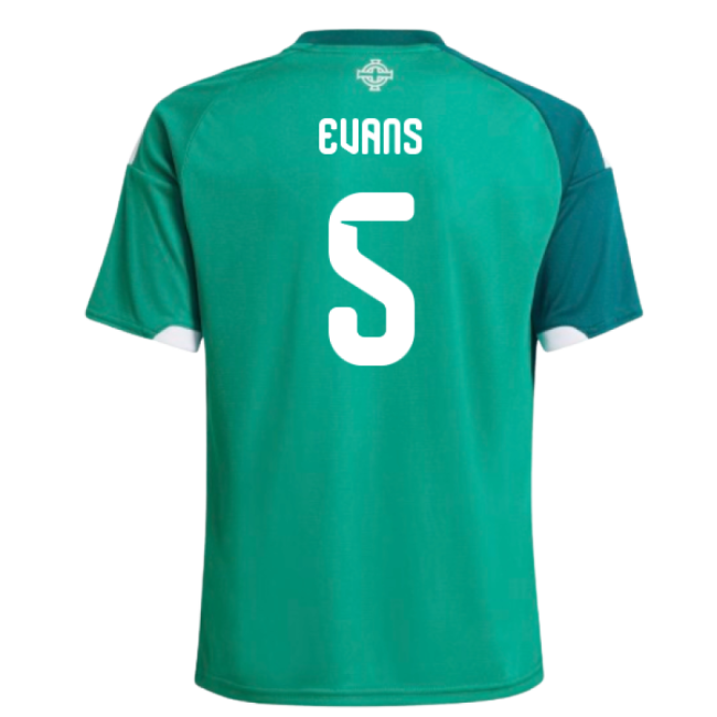 2026-2027 Northern Ireland Home Shirt (Kids) (Evans 5)-Football Jersey Hub