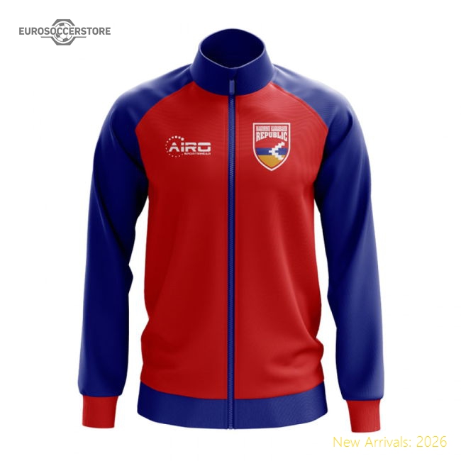 Nagorno-Karabakh Republic Concept Football Track Jacket (Red)-Football Jersey Hub