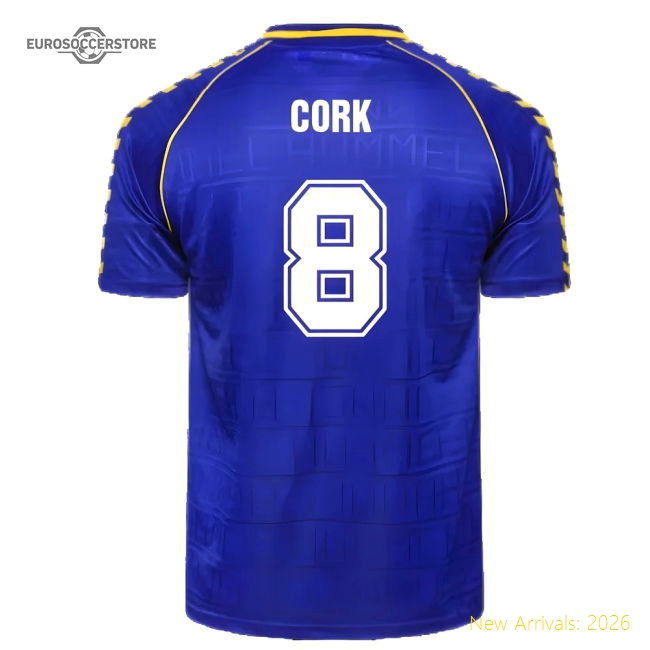 Wimbledon 1988-1989 Home Shirt Cork 8 Training Collection Blue Adults-Football Jersey Hub