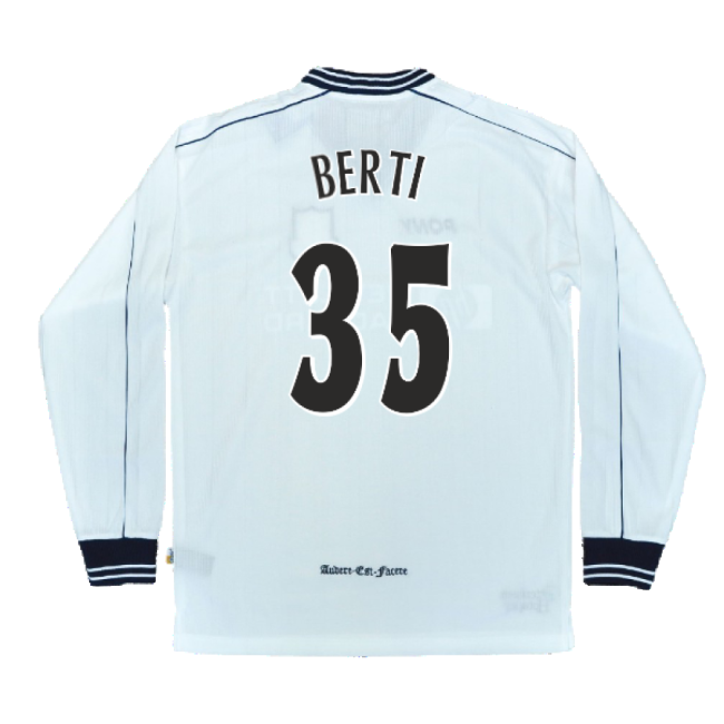 1997-1999 Tottenham Home LS Pony Retro Shirt (Berti 35)-Football Jersey Hub