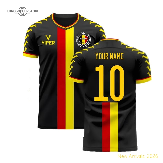 Belgium 2025-2026 Away Concept Football Kit (Viper) (Your Name)-Football Jersey Hub
