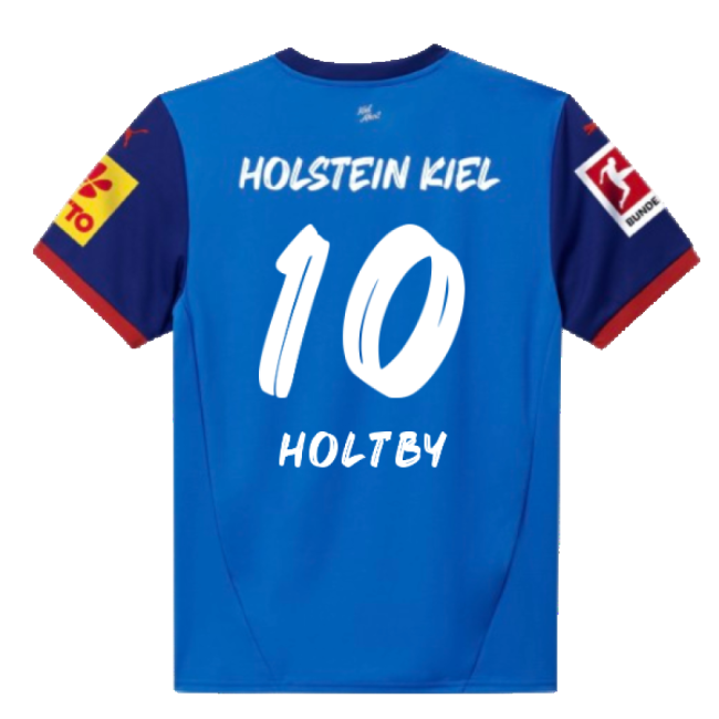 2024-2025 Holsten Kiel Home Shirt (Holtby 10)-Football Jersey Hub