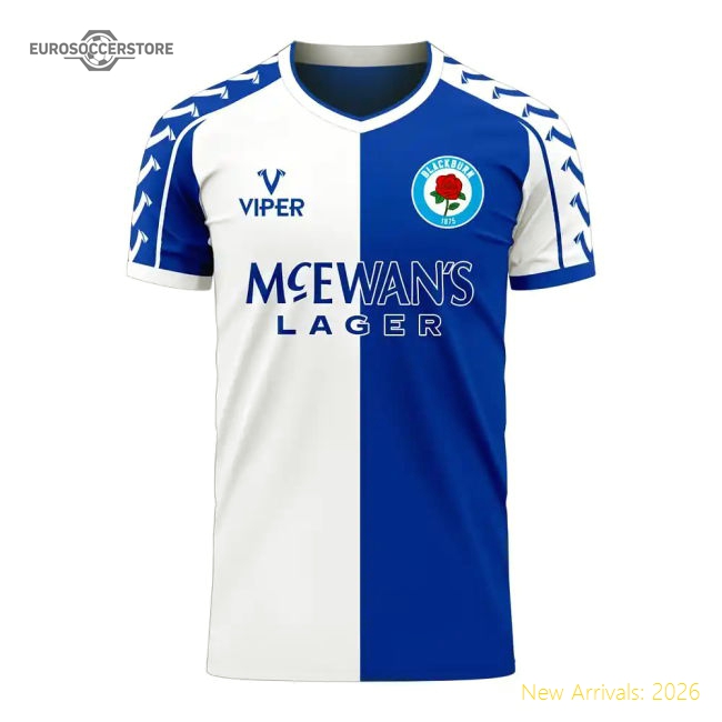 Blackburn 2025-2026 Home Concept Football Kit (Viper) (Your Name) - Womens-Football Jersey Hub