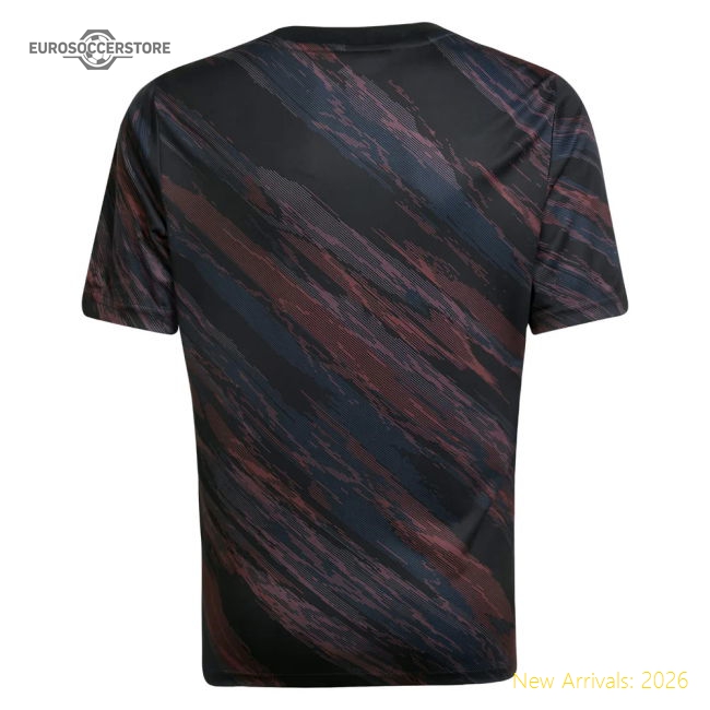 2025-2026 Bayern Munich Pre-Match Shirt (Black) - Kids-Football Jersey Hub