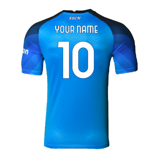 2022-2023 Napoli Home Authentic Shirt (Your Name)-Football Jersey Hub